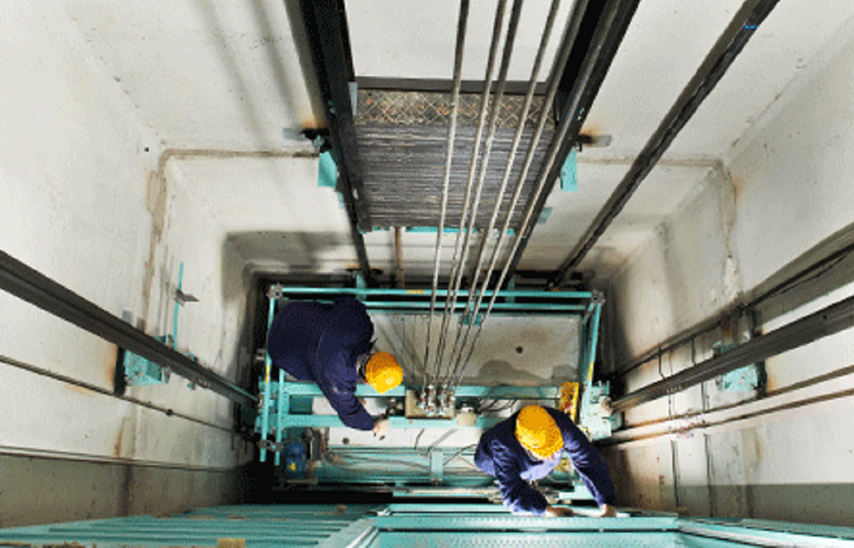 Safer elevator modernization work